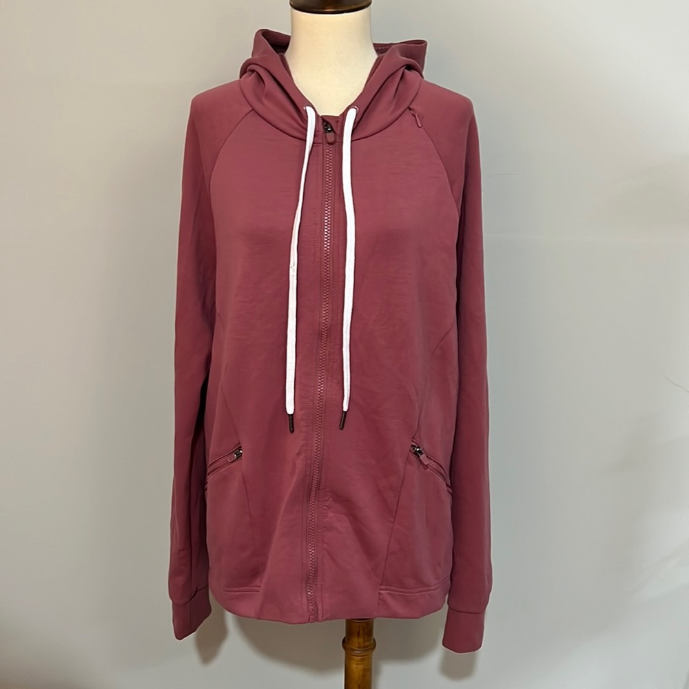 Fabletics Pleated Backside Zip Up Jacket Women’s … - image 1